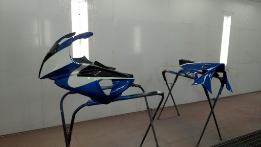 Motorcycle refinishing