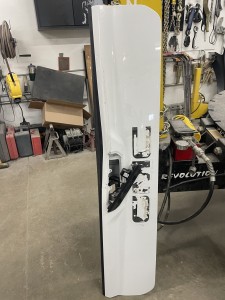 Part of vehicle damaged in collision