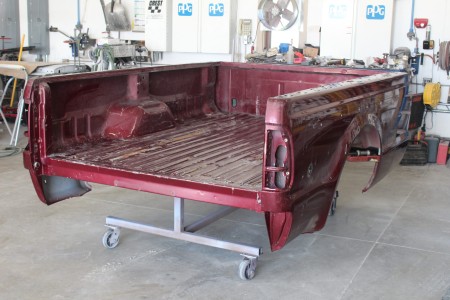 Bed of pickup truck